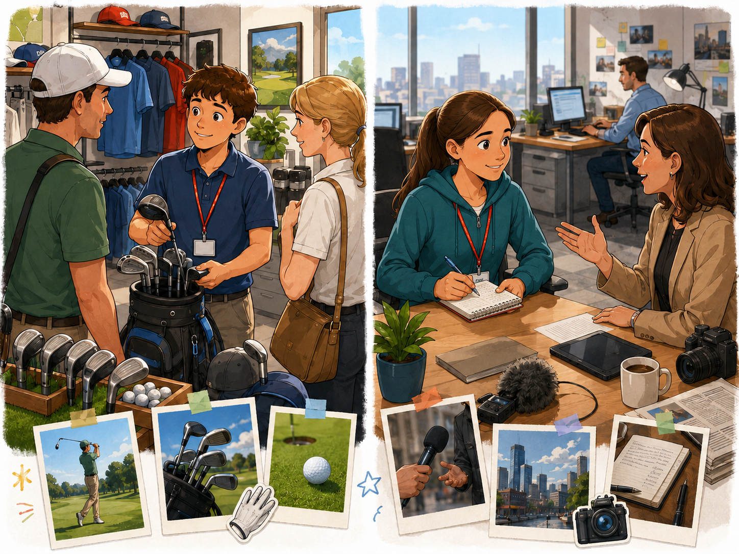Harry and Layla work experience stories