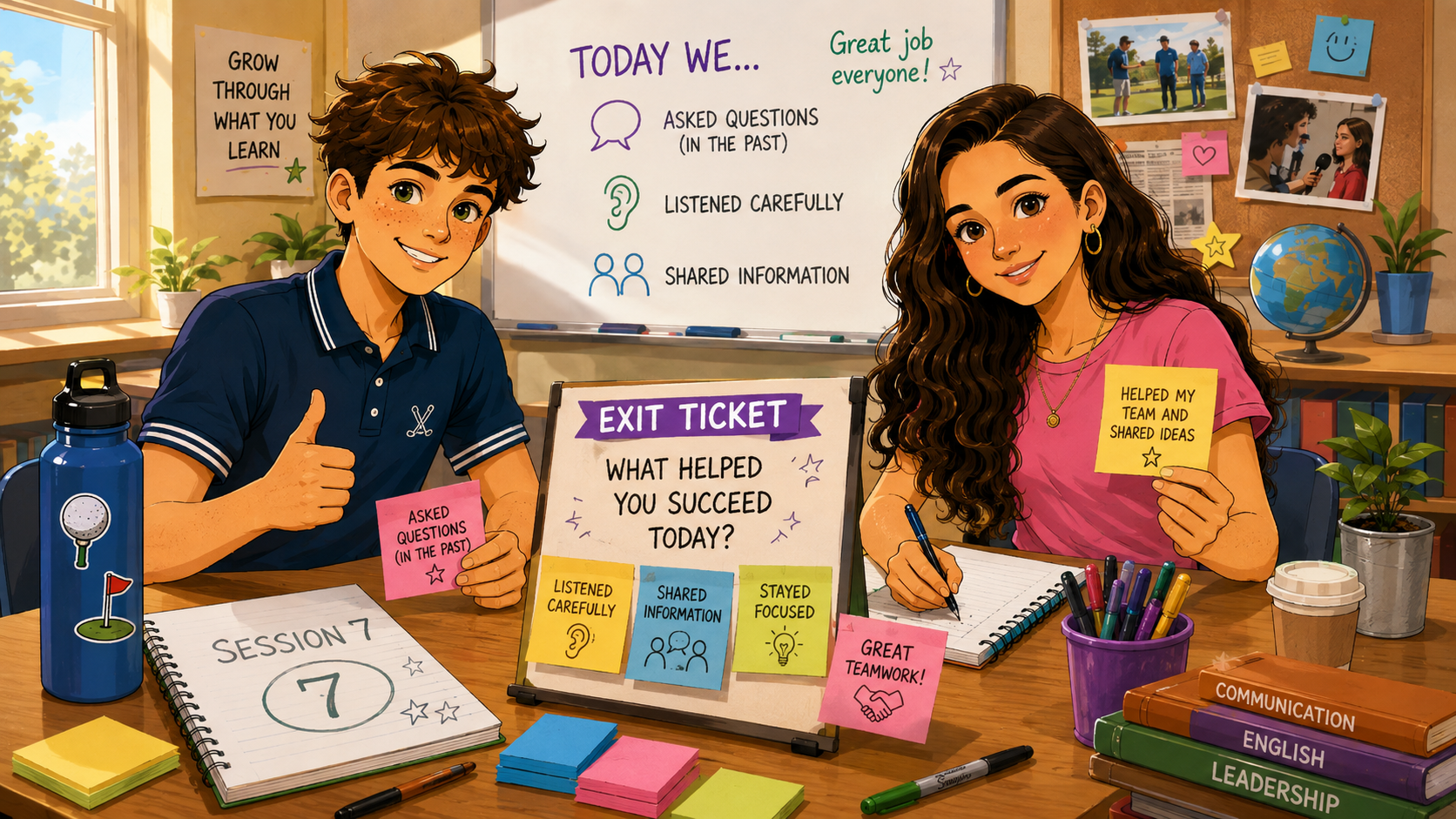 Exit ticket after Session 7