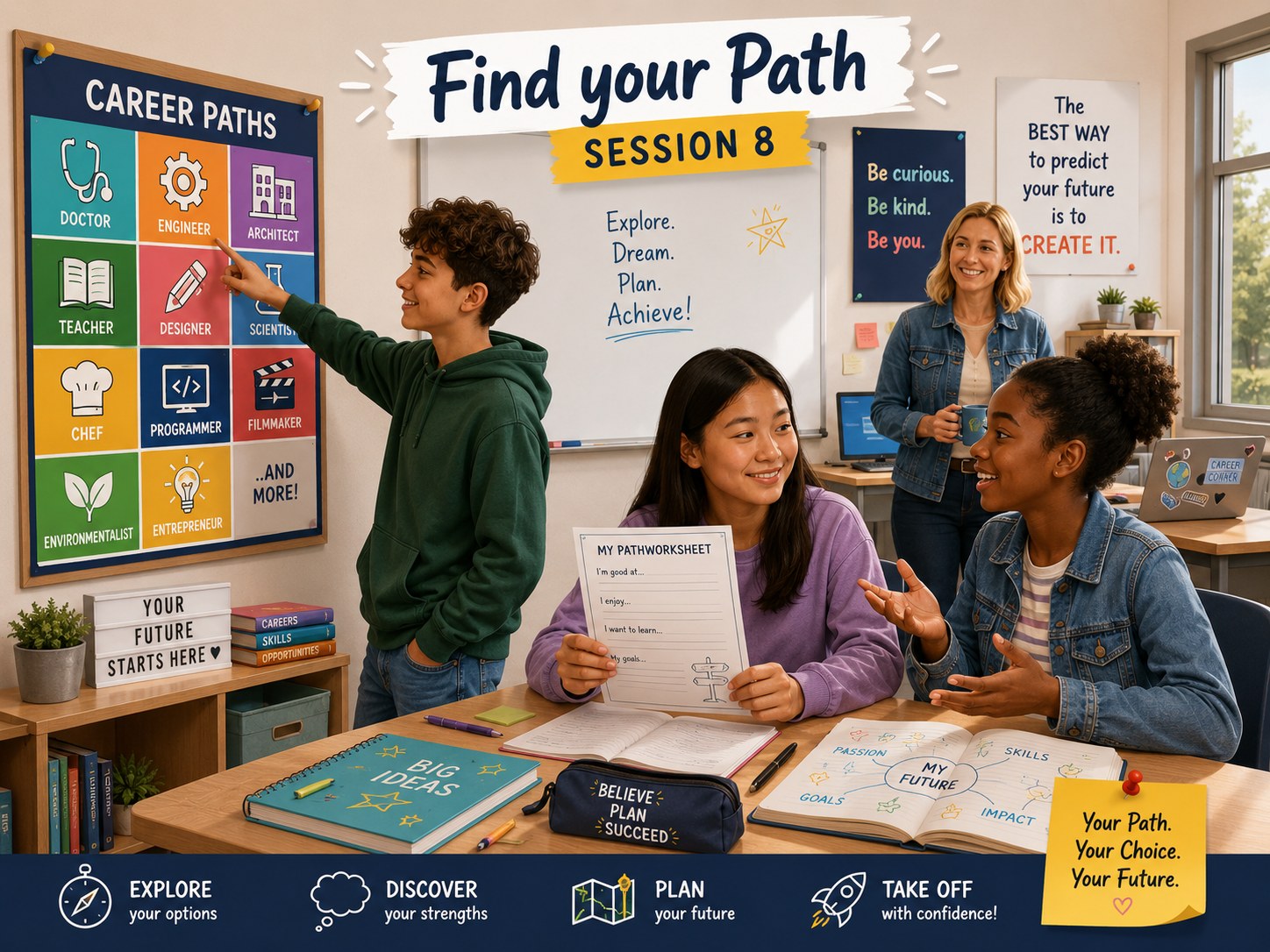 Find Your Path – Session 8 career paths classroom