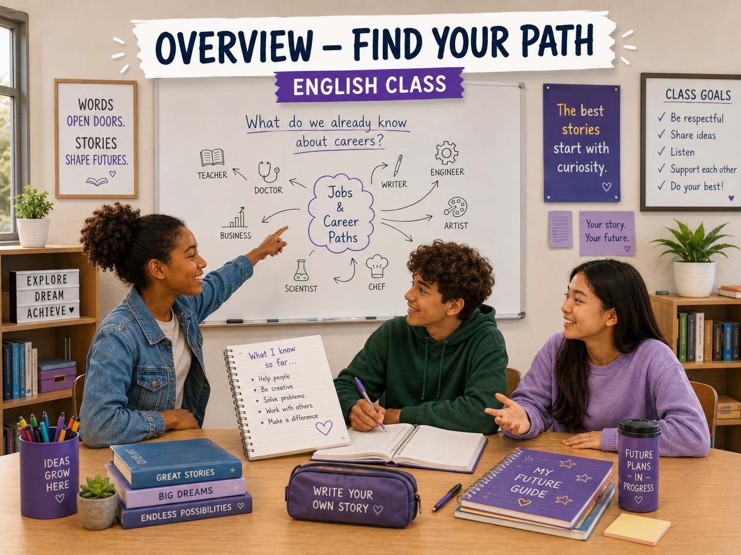Overview – Find Your Path English class